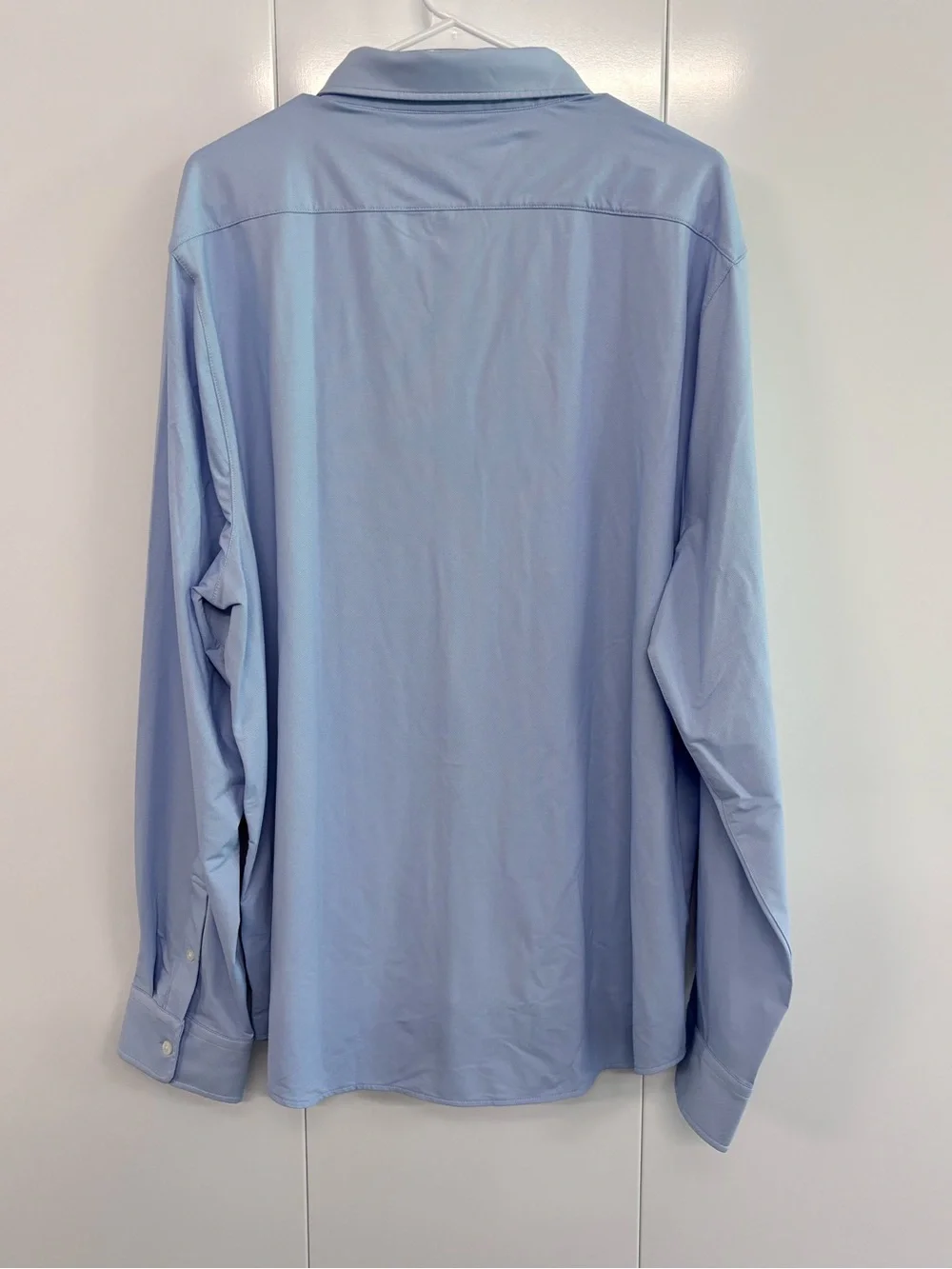 J.Crew Performance Mens Light Blue Long Sleeve Button Down Shirt Size XXL